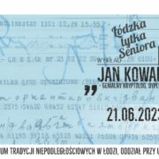 Tytka Seniora – Wykład „Jan Kowalewski – genialny kryptolog, dyplomata i wizjoner”